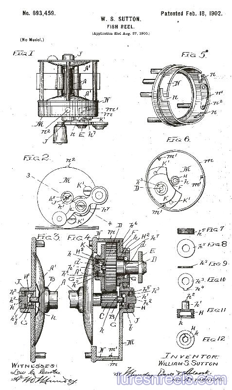 WILLIAM SUTTON February 18 1902 Patent 