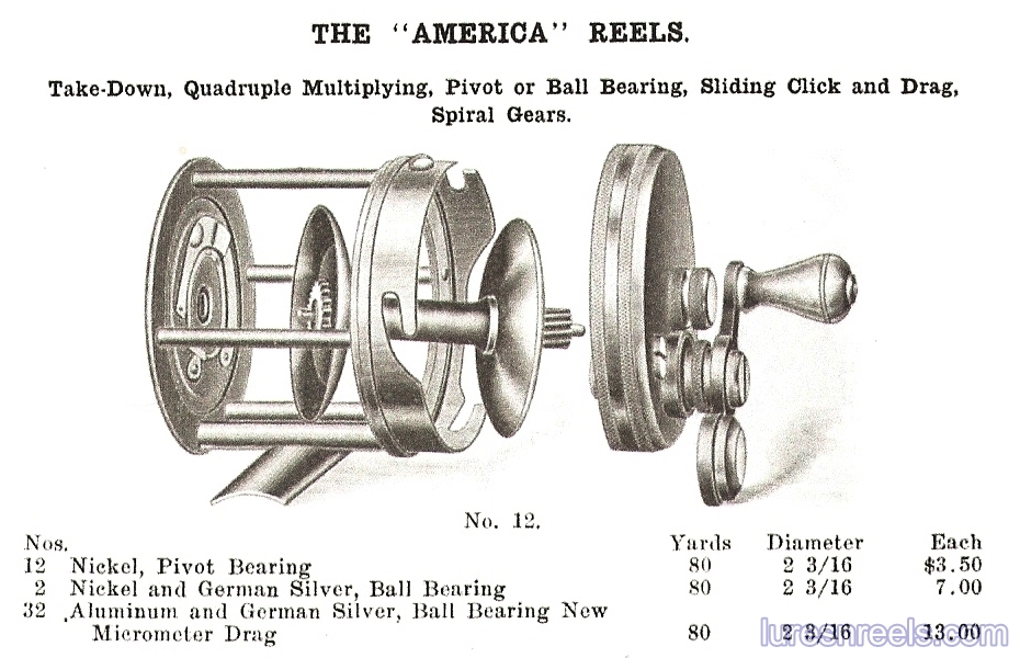 AMERICA Reels in 1911 Thomas J Conroy Catalog 