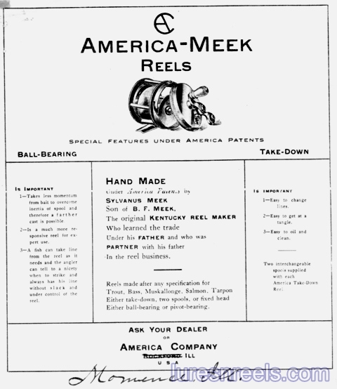 AMERICA MEEK 1906 Brochure 1
