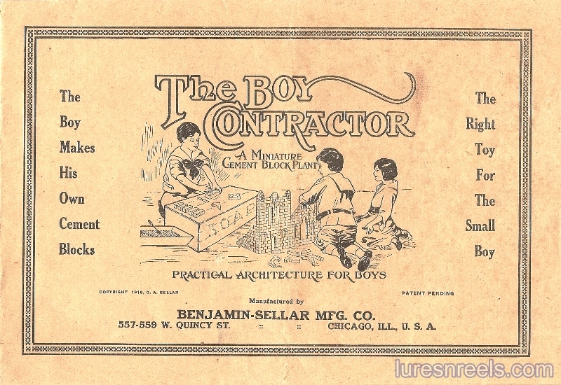 BENJAMIN-SELLAR The Boy Contractor Instruction Booklet 1 