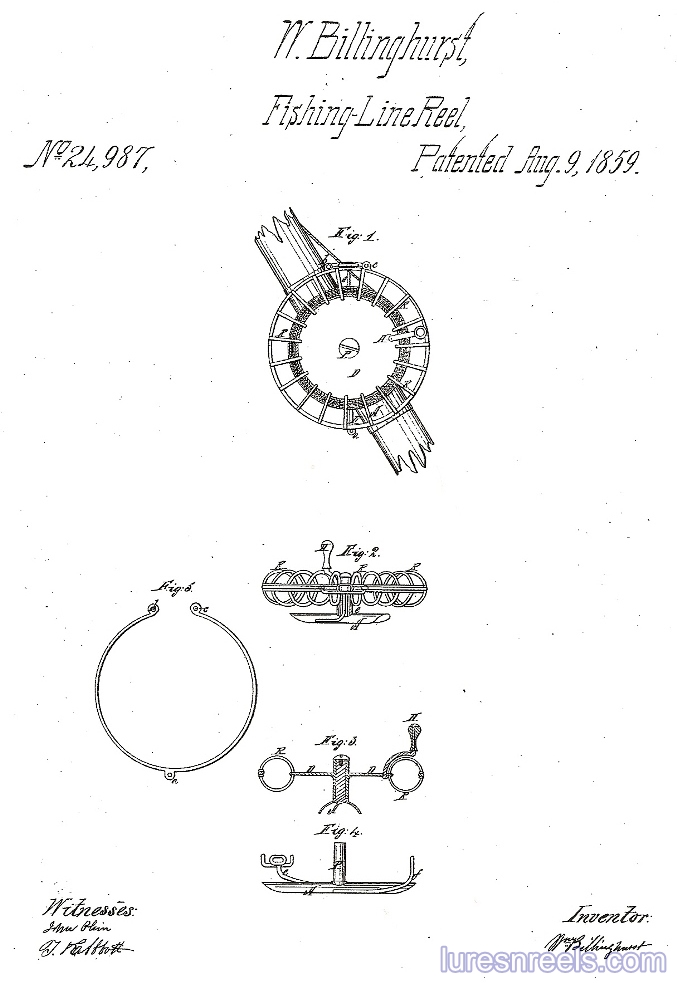 The BILLINGHURST August 9 1859 Patent 1