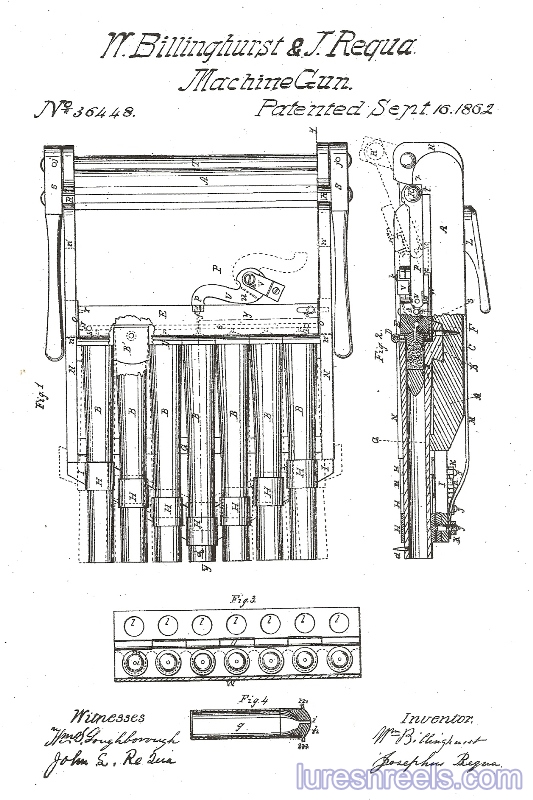 The BILLINGHURST August Sept 16 1862 Patent 1 