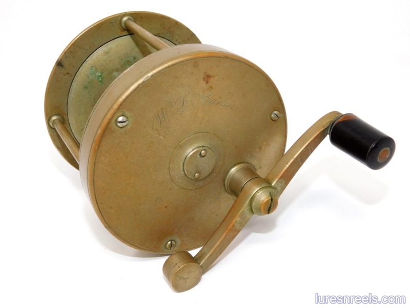 Edward Vom Hofe Custom Made REGAL Model 491 Size 1-0 with extra wide 2  Spool Width Circa-1907 — VINTAGE FISHING REELS
