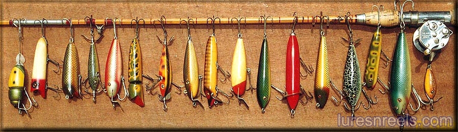 Antique Fishing Lures and Trout Fishing