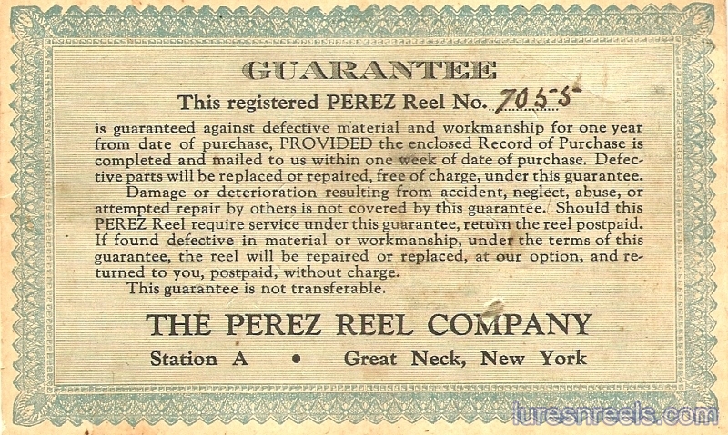 Frank Perez reels