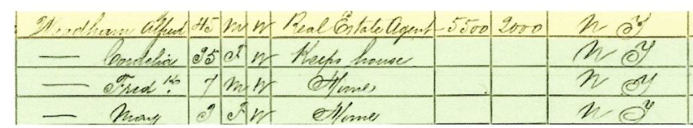 Alfred Woodham Census